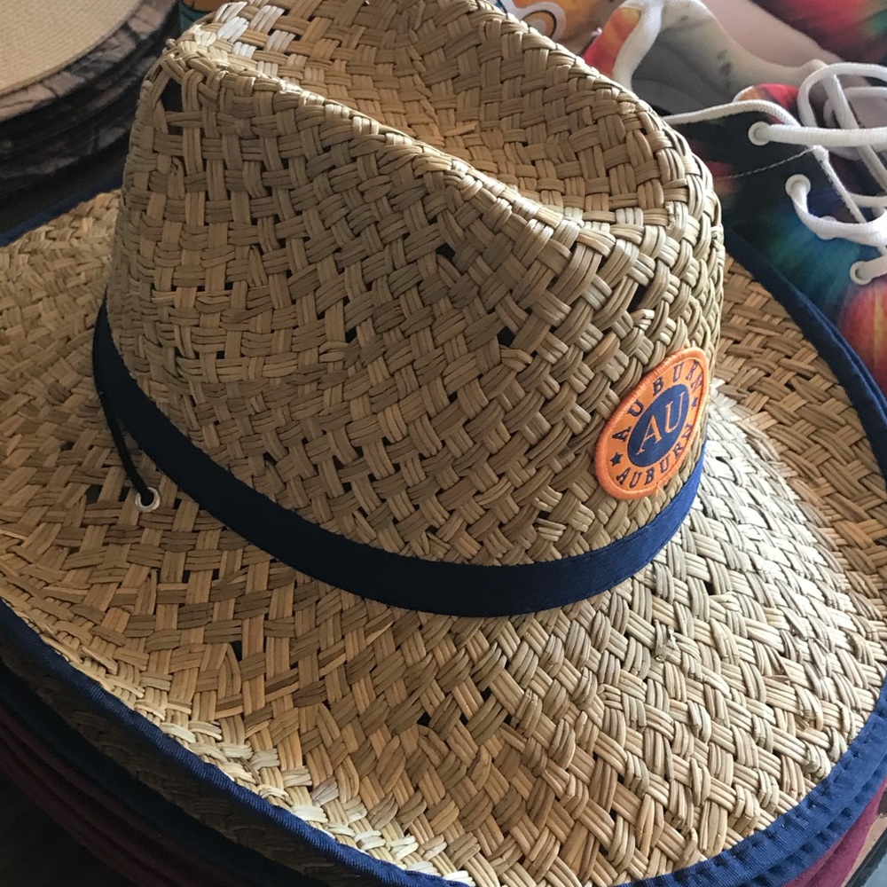 Auburn Straw Hat brand new
